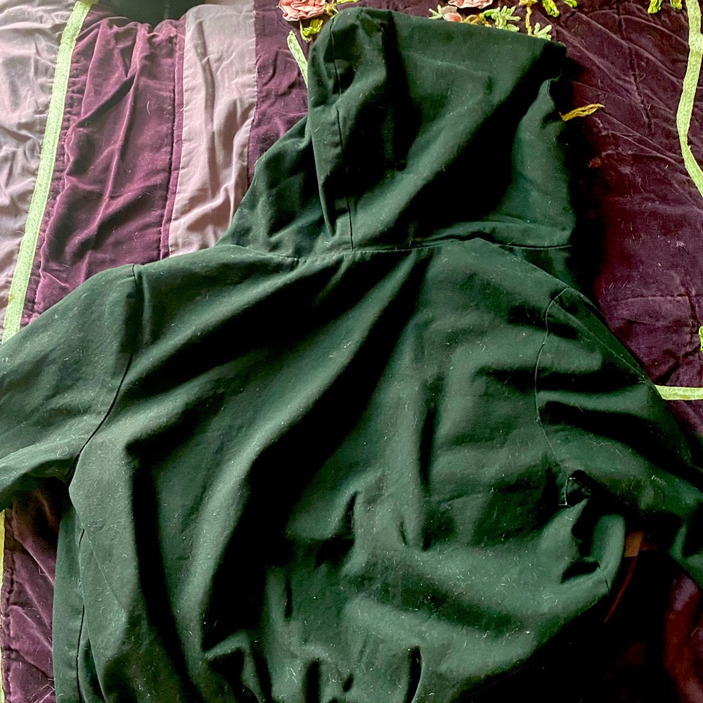 Crop top zip up jacket from forever 21